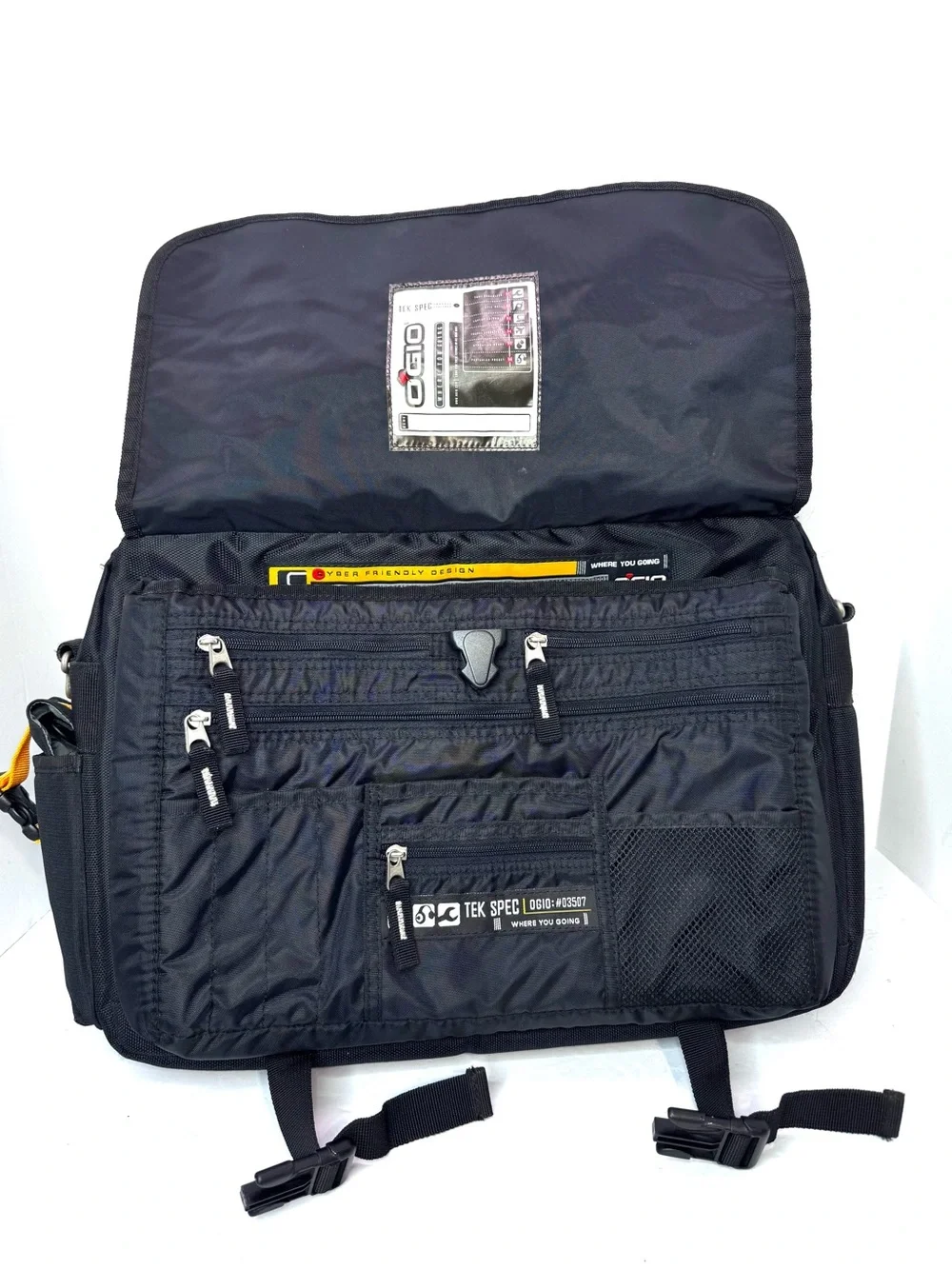 OGIO 03507 Classification Messenger Laptop Bag Black TEK SPEC Fits 17” No Strap